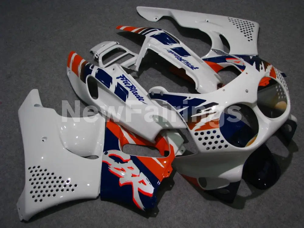 White and Orange Blue Factory Style - CBR 900 RR 92-93