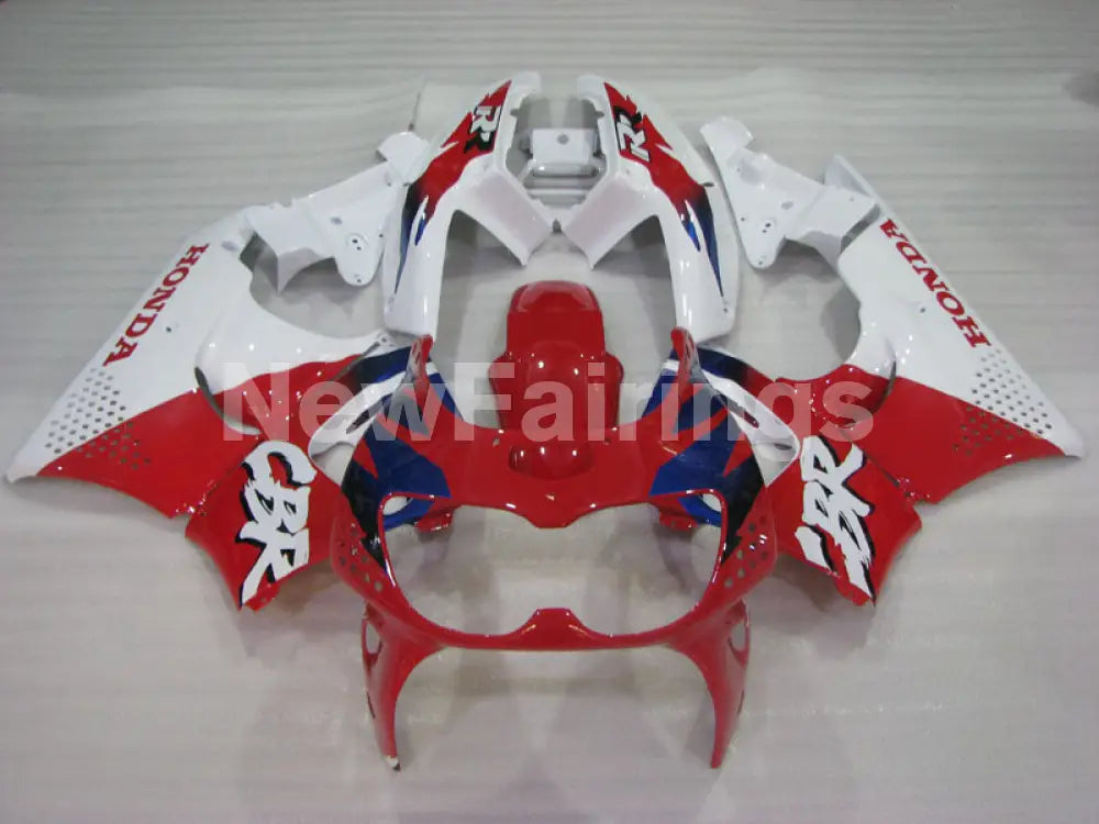 White and Red Blue Factory Style - CBR 900 RR 94-95 Fairing