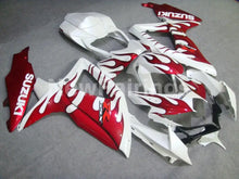 Cargar imagen en el visor de la galería, White and Red Flame - GSX-R750 08-10 Fairing Kit Vehicles &amp;