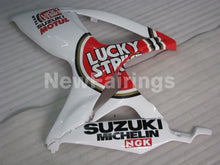 Cargar imagen en el visor de la galería, White and Red Lucky Strike - GSX-R600 06-07 Fairing Kit -