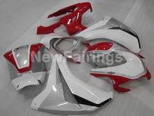 Cargar imagen en el visor de la galería, White and Red Silver No decals - CBR1000RR 08-11 Fairing Kit