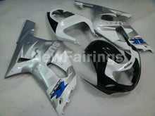 Cargar imagen en el visor de la galería, White and Silver Black Factory Style - GSX-R600 01-03