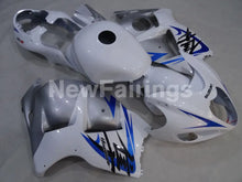 Cargar imagen en el visor de la galería, White and Silver Blue Factory Style - GSX1300R Hayabusa