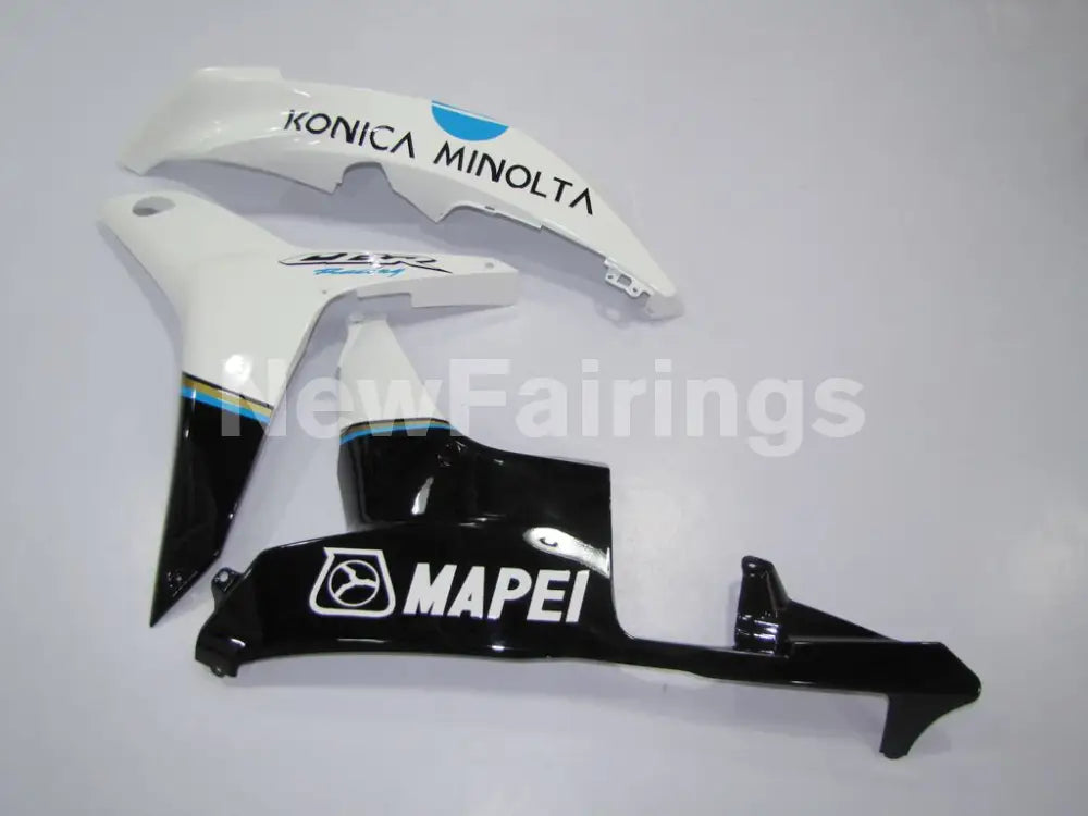 White Black and Blue Konica Minolta - CBR600RR 07-08 Fairing