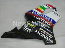 Cargar imagen en el visor de la galería, White and Black Blue Lee - CBR600 F4i 01-03 Fairing Kit -