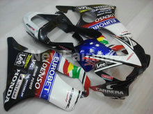 Cargar imagen en el visor de la galería, White and Black Blue Lee - CBR600 F4i 01-03 Fairing Kit -