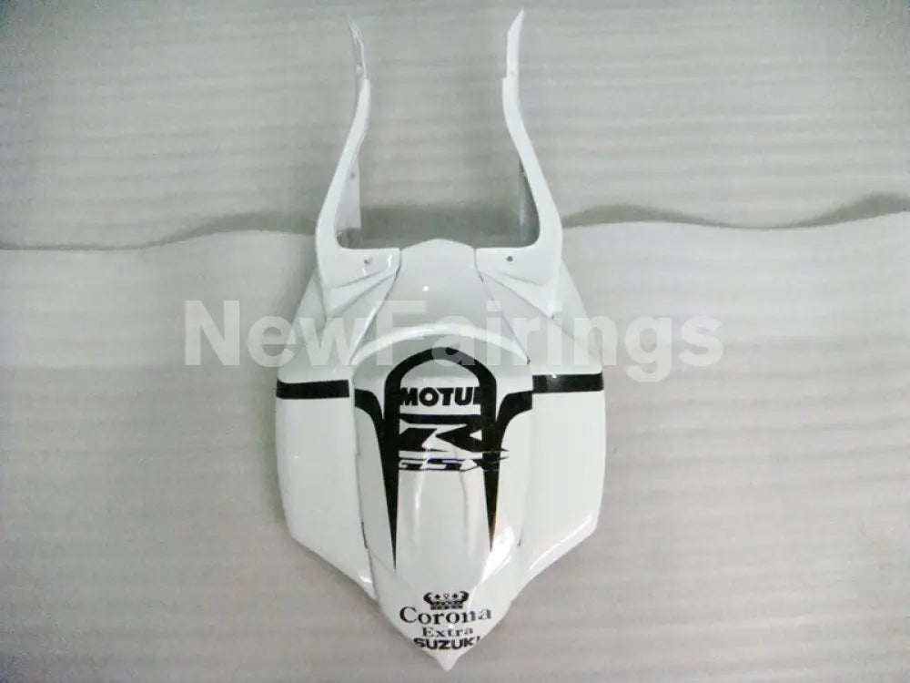 White and Black Corona - GSX-R750 08-10 Fairing Kit