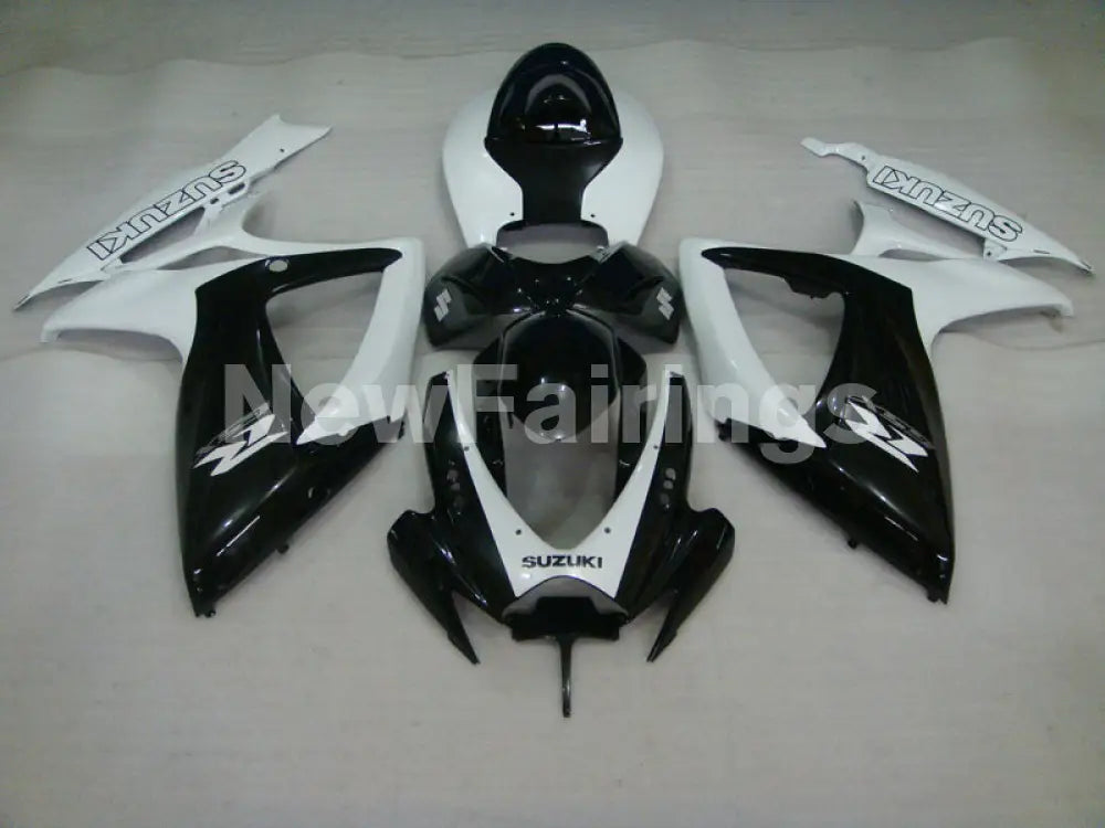 White Black Factory Style - GSX-R600 06-07 Fairing Kit