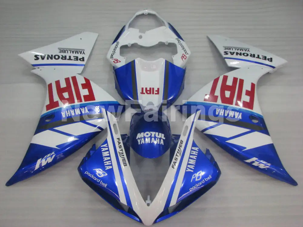 White Blue FIAT - YZF-R1 12-14 Fairing Kit - Vehicles &