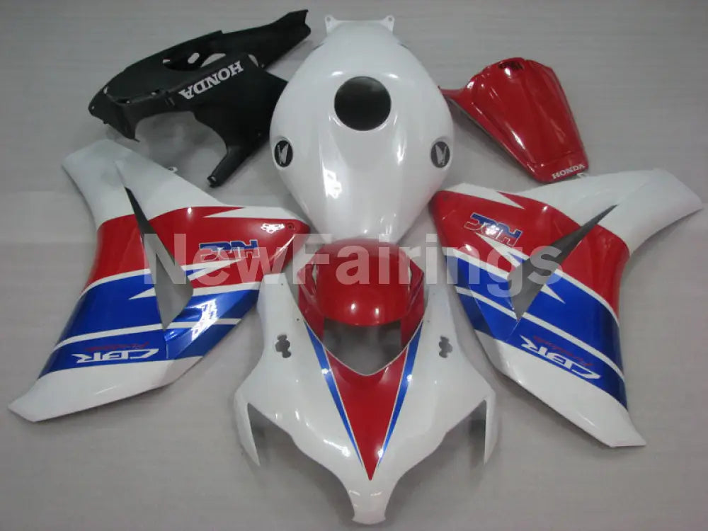 White Blue and Red Factory Style - CBR1000RR 08-11 Fairing