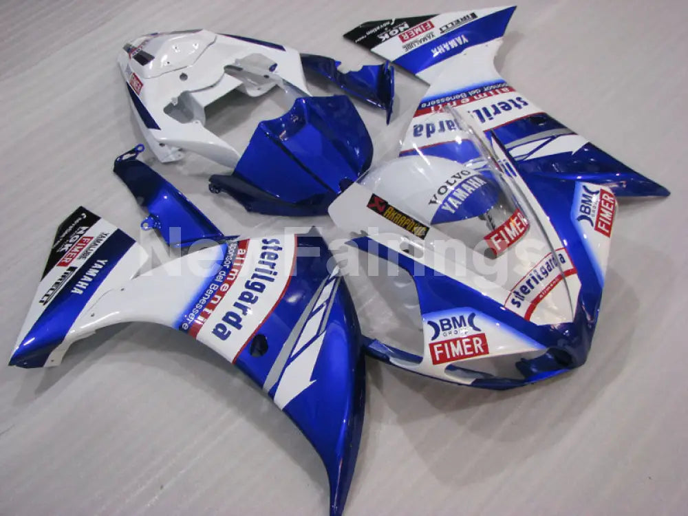 White Blue Sterilgarda - YZF-R1 12-14 Fairing Kit