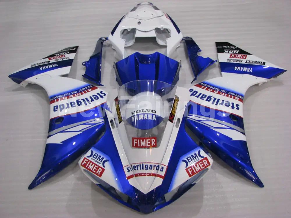 White Blue Sterilgarda - YZF-R1 12-14 Fairing Kit