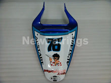 Cargar imagen en el visor de la galería, White and Blue Yellow Dark Dog - GSX-R600 01-03 Fairing Kit