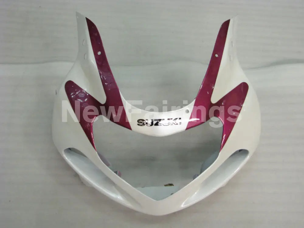 White and Purple Red Factory Style - GSX-R600 01-03 Fairing