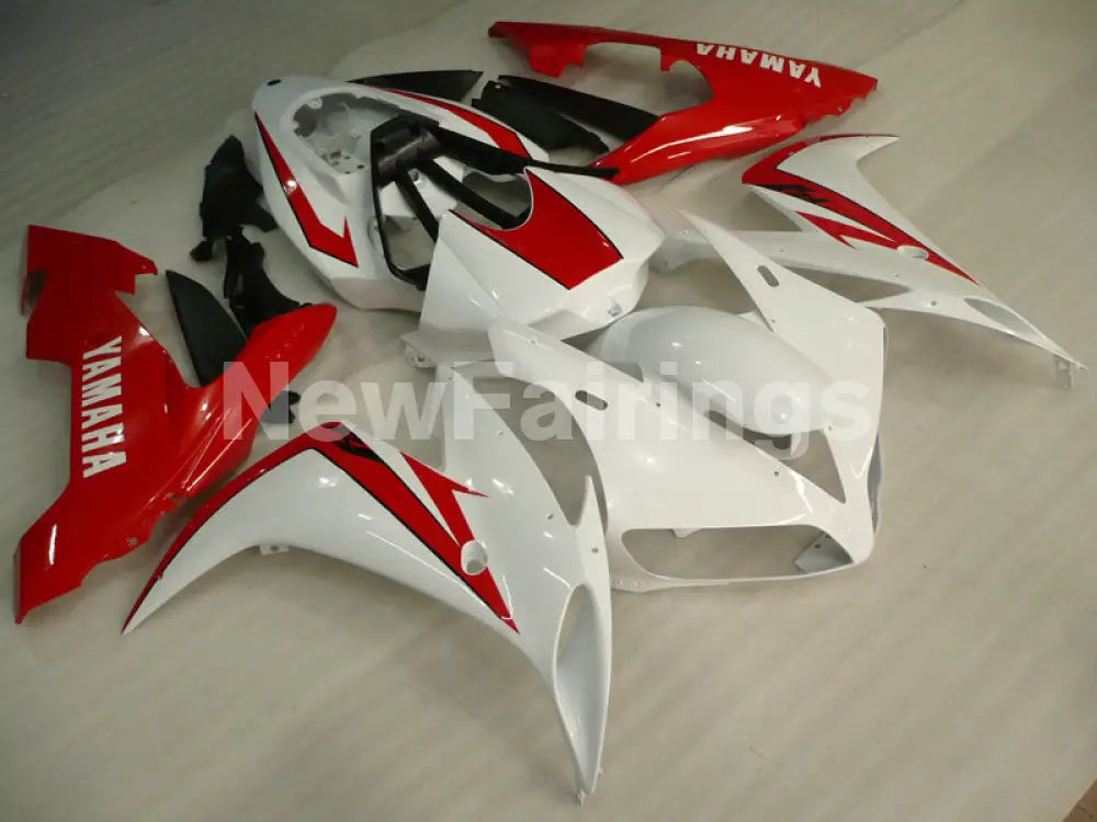 White Red Factory Style - YZF-R1 04-06 Fairing Kit