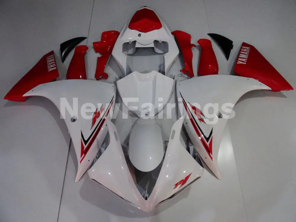 White Red Factory Style - YZF-R1 09-11 Fairing Kit