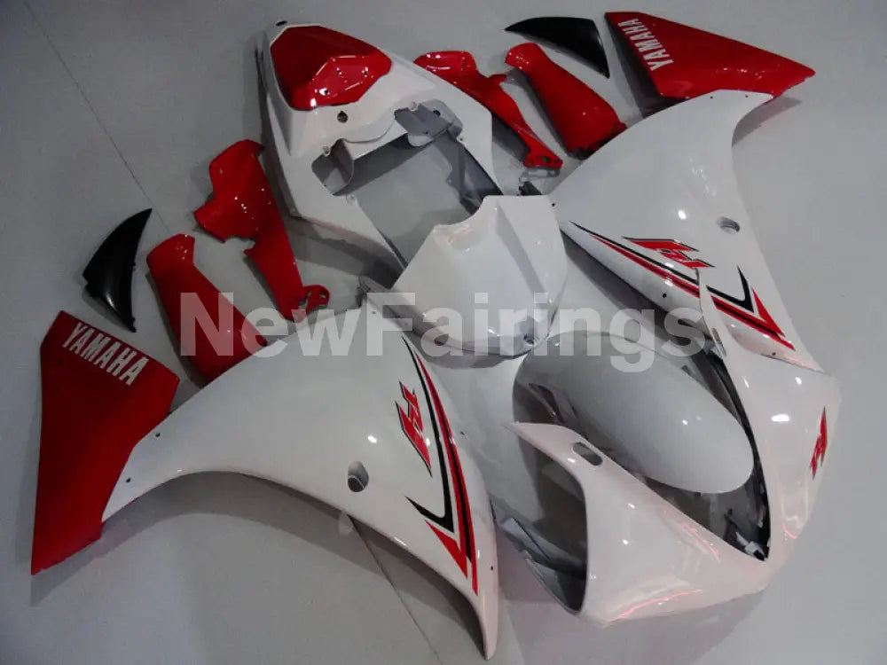 White Red Factory Style - YZF-R1 09-11 Fairing Kit