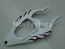 Cargar imagen en el visor de la galería, White and Red Flame - YZF-R1 04-06 Fairing Kit - Vehicles &amp;