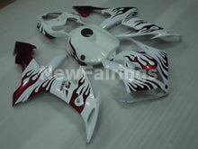 Cargar imagen en el visor de la galería, White and Red Flame - YZF-R1 04-06 Fairing Kit - Vehicles &amp;