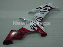 Cargar imagen en el visor de la galería, White and Red Flame - YZF-R1 04-06 Fairing Kit - Vehicles &amp;