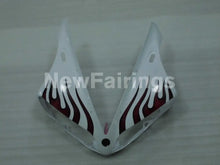 Cargar imagen en el visor de la galería, White and Red Flame - YZF-R1 04-06 Fairing Kit - Vehicles &amp;