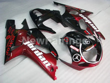 Cargar imagen en el visor de la galería, Wine Red and Black Jordan - GSX-R600 01-03 Fairing Kit -