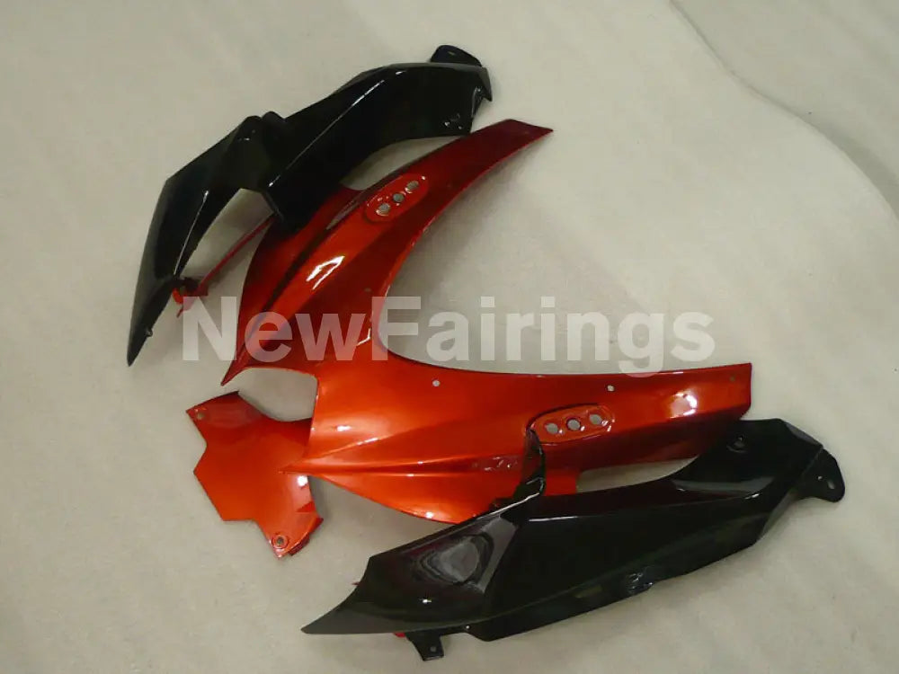 Wine Red and Black No decals - GSX-R750 08-10 Fairing Kit