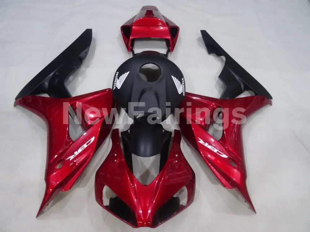 Wine Red and Matte Black Factory Style - CBR1000RR 06-07