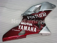 Cargar imagen en el visor de la galería, Wine Red and Silver Fortuna - YZF-R1 00-01 Fairing Kit