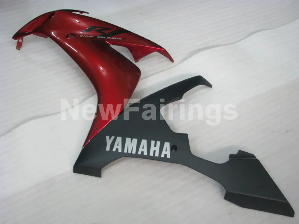 Wine Red Matte Black Factory Style - YZF-R1 04-06 Fairing