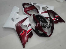 Cargar imagen en el visor de la galería, Wine Red and White Factory Style - GSX-R750 04-05 Fairing