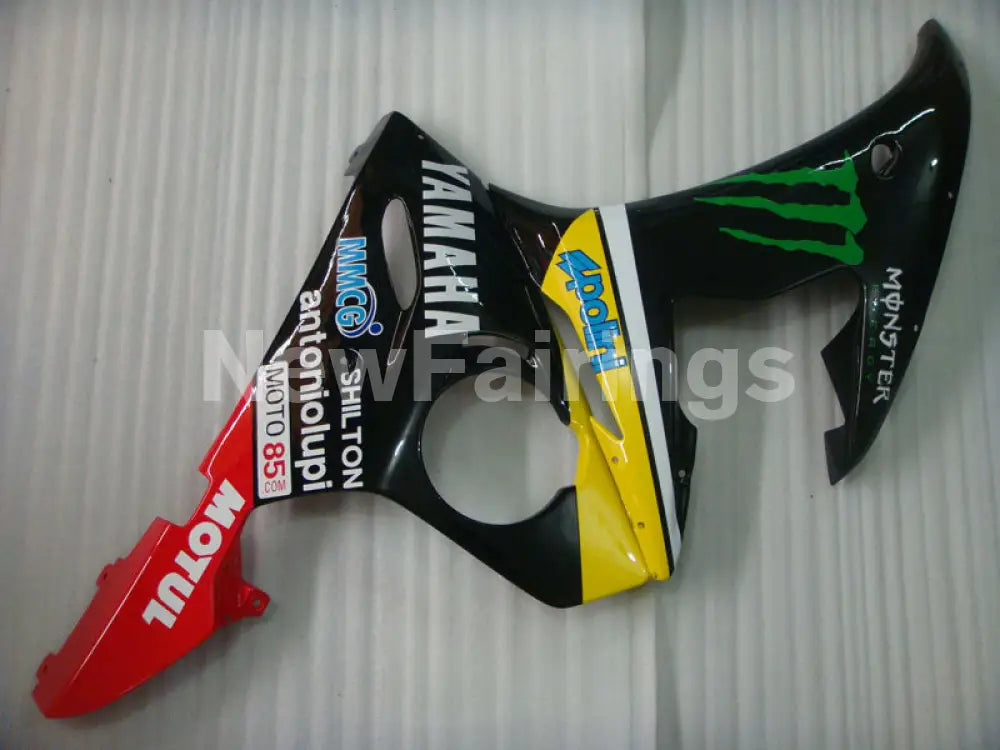 Yellow and Black Monster - YZF-R6 03-04 Fairing Kit Vehicles & Parts > Vehicle Parts & Accessories > Motor Vehicle