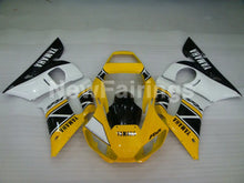 Cargar imagen en el visor de la galería, Yellow and Black White Factory Style - YZF-R6 98-02 Fairing Kit Vehicles &amp; Parts &gt; Vehicle Parts &amp; Accessories &gt; Motor