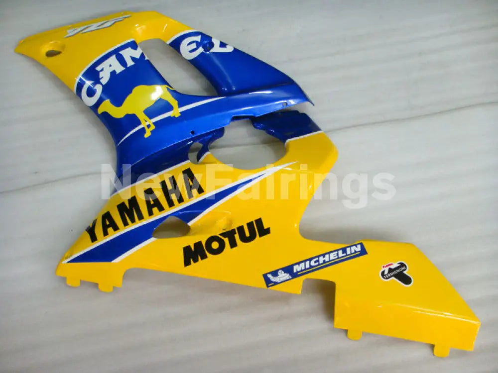 Yellow and Blue Camel - YZF-R6 98-02 Fairing Kit Vehicles & Parts > Vehicle Parts & Accessories > Motor Vehicle Parts >