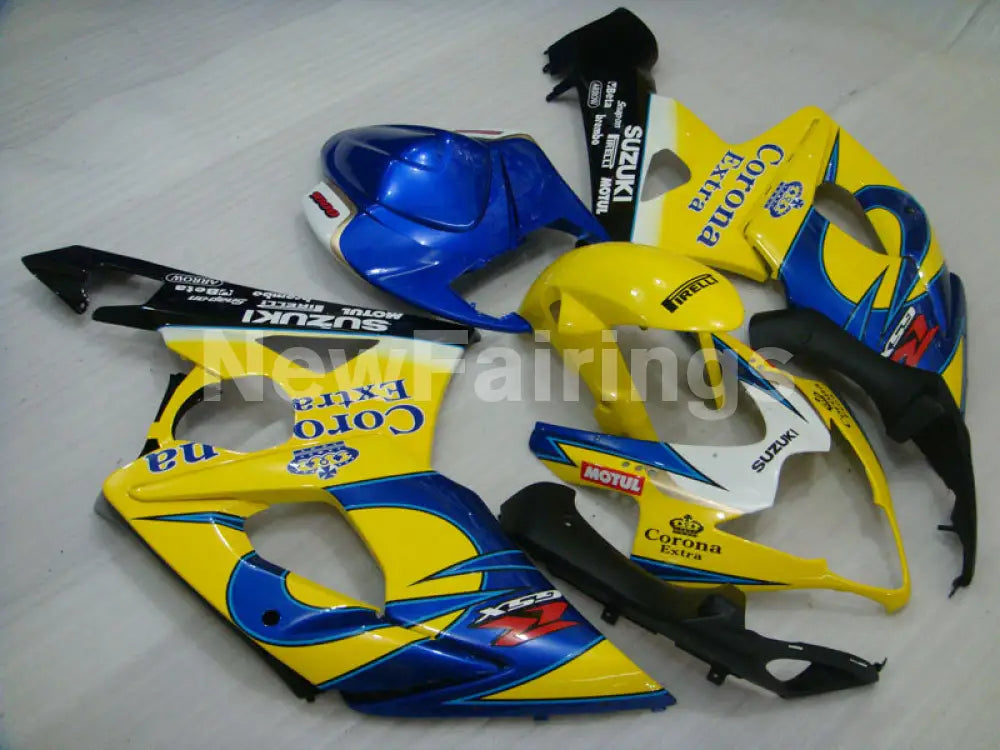 Yellow and Blue Corona - GSX - R1000 05 - 06 Fairing Kit