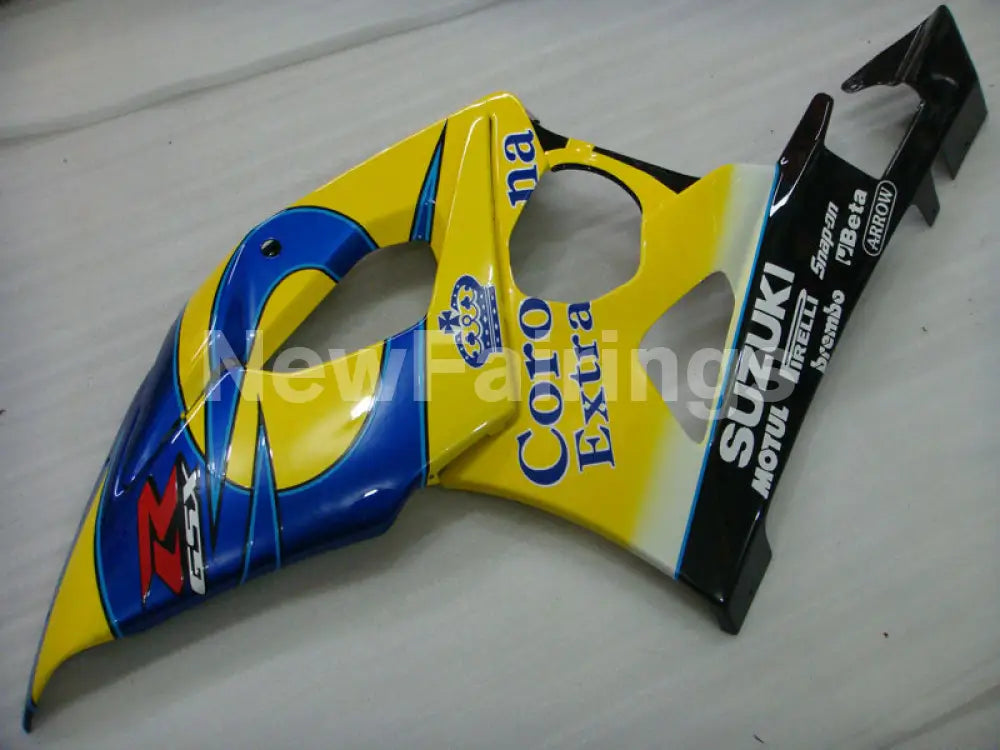 Yellow and Blue Corona - GSX - R1000 05 - 06 Fairing Kit