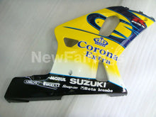 Cargar imagen en el visor de la galería, Yellow and Blue Corona - GSX-R600 01-03 Fairing Kit -