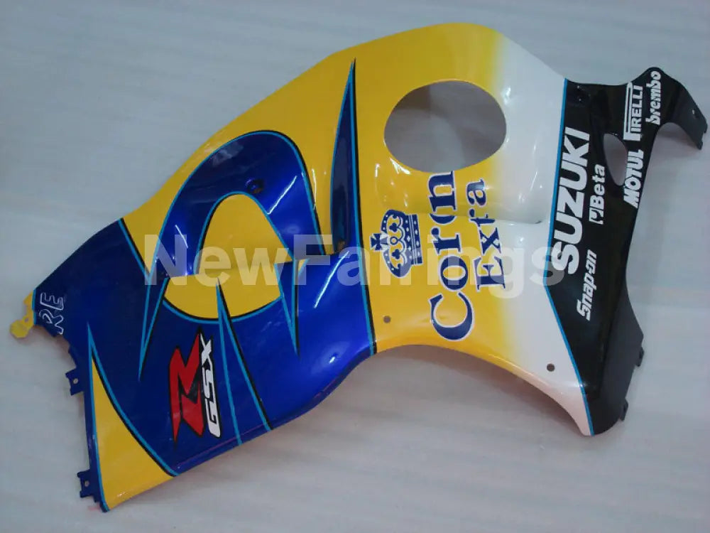 Yellow and Blue Corona - GSX1300R Hayabusa 99-07 Fairing