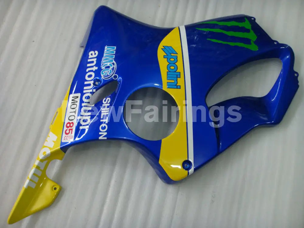 Yellow and Blue Monster - CBR600 F4 99-00 Fairing Kit -