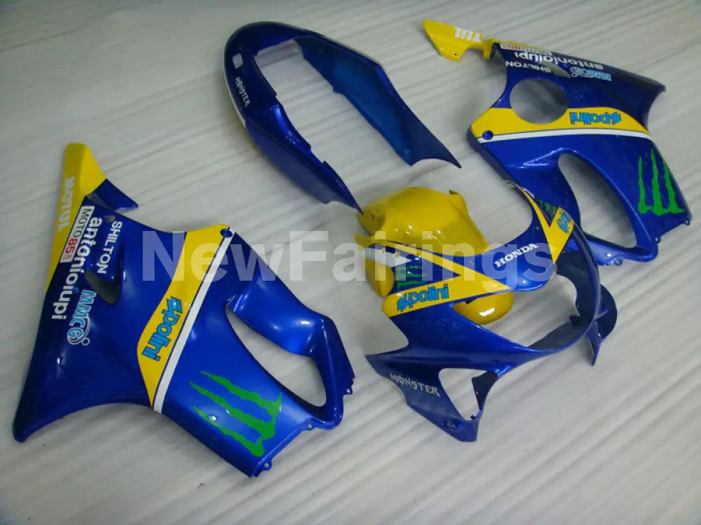 Yellow and Blue Monster - CBR600 F4 99-00 Fairing Kit -