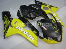 Cargar imagen en el visor de la galería, Yellow and Matte Black Jordan - GSX-R600 04-05 Fairing Kit -