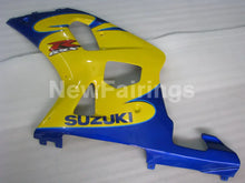 Cargar imagen en el visor de la galería, Yellow and Blue White Factory Style - GSX-R600 01-03 Fairing