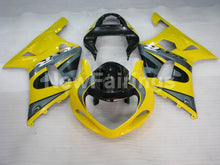 Cargar imagen en el visor de la galería, Yellow and Grey Black Factory Style - GSX-R600 01-03 Fairing