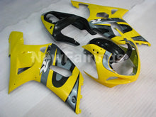 Cargar imagen en el visor de la galería, Yellow and Grey Black Factory Style - GSX-R600 01-03 Fairing