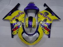 Cargar imagen en el visor de la galería, Yellow and Purple Factory Style - GSX-R600 01-03 Fairing Kit